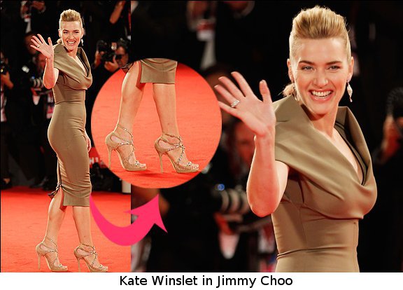 Kate Winslet in Jimmy Choo